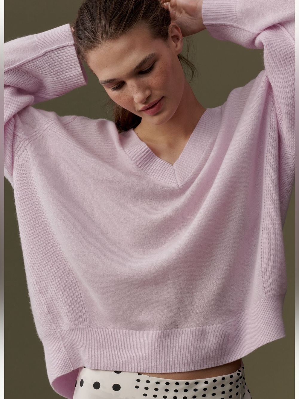 *By Anthropologie Cashmere Blend Oversized Sweater
